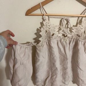 Elodie cold shoulder top